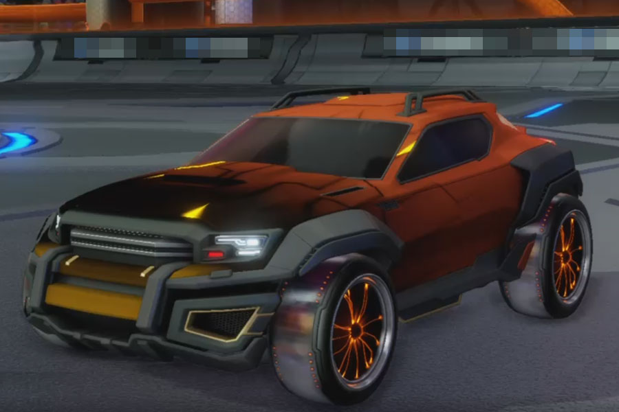 Rocket league Jackal design with Plasmatic,Mainframe