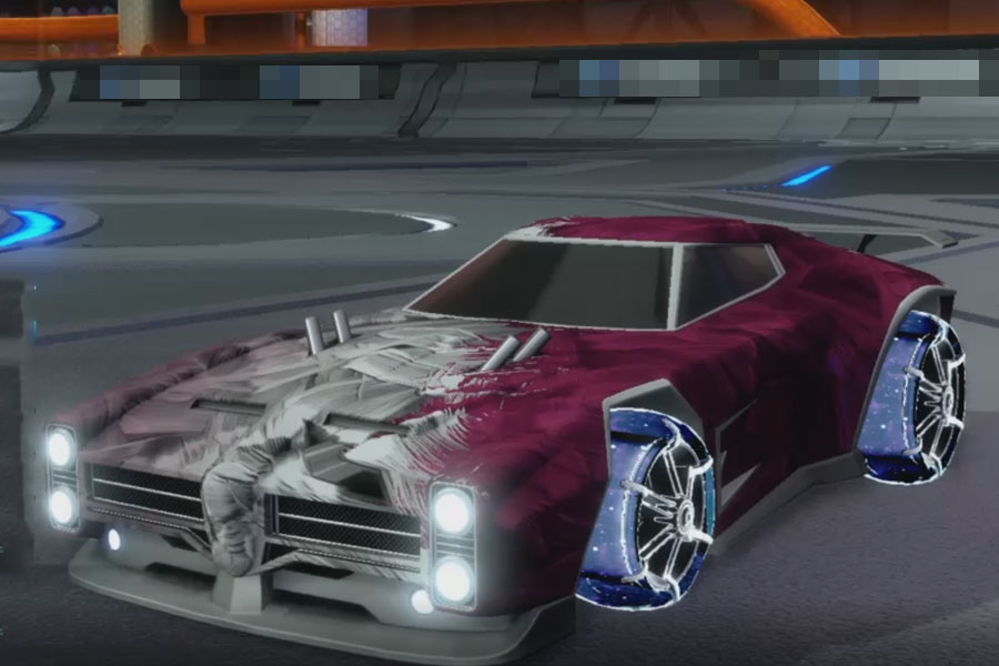 Rocket league Dominus Grey design with Jak'd: Obverse,Stride Tide