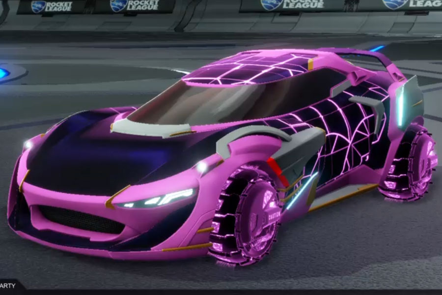 Rocket league Nexus SC Pink design with Enjin: Roasted,Neural Network