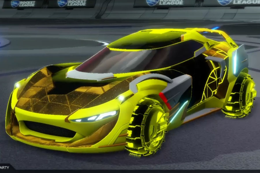 Rocket league Nexus SC Saffron design with Enjin: Roasted,Neural Network