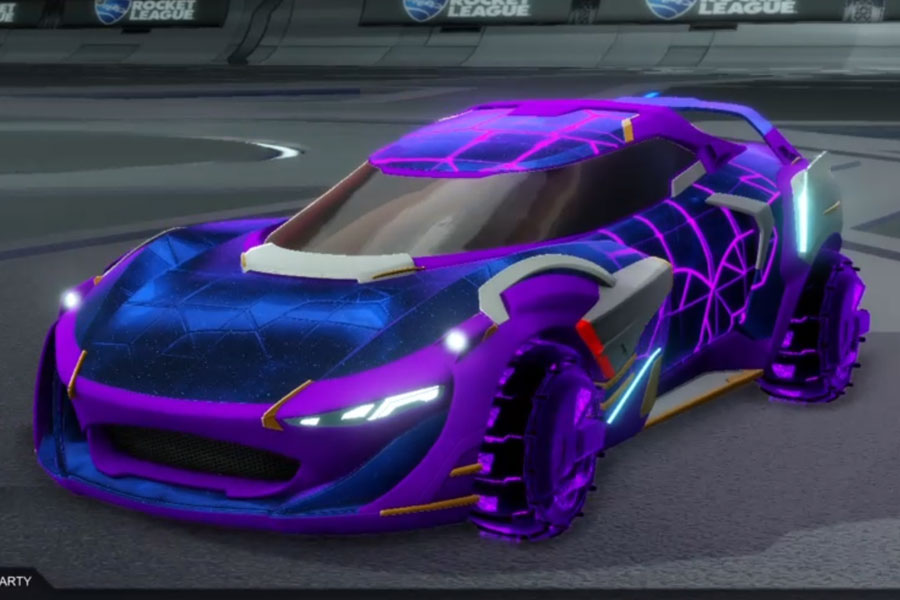 Rocket league Nexus SC Purple design with Enjin: Roasted,Neural Network