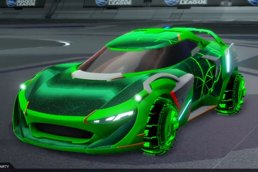 Rocket league Nexus SC Forest Green design with Enjin: Roasted,Neural Network