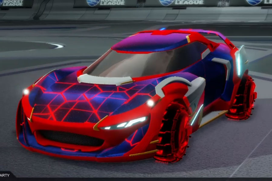 Rocket league Nexus SC Crimson design with Enjin: Roasted,Neural Network