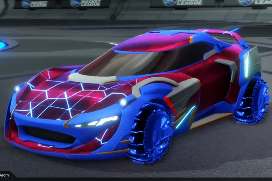 Rocket league Nexus SC Cobalt design with Enjin: Roasted,Neural Network