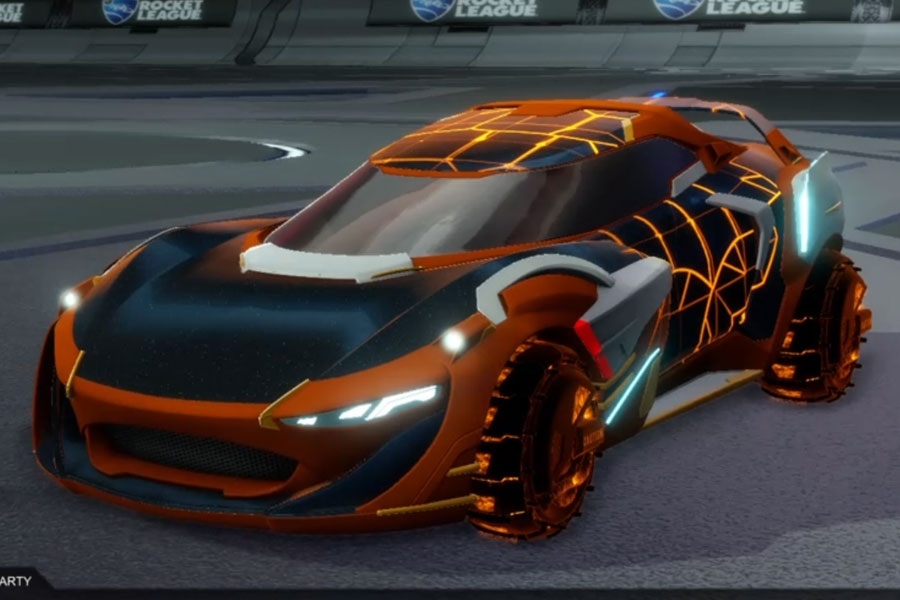 Rocket league Nexus SC Burnt Sienna design with Enjin: Roasted,Neural Network