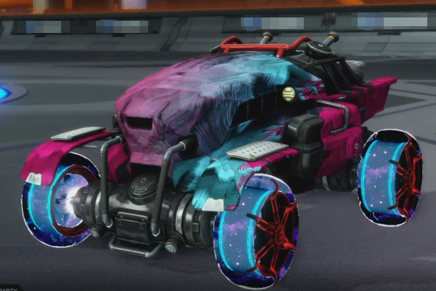 Rocket league Grog design with Stride Tide