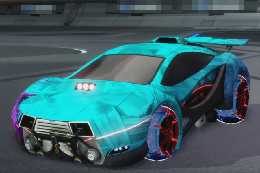 Rocket league Masamune design with Jak'd: Obverse,Stride Tide