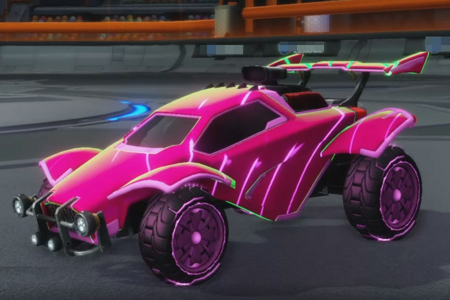 Rocket league Octane Pink design with Rival:Radiant,Swayzee