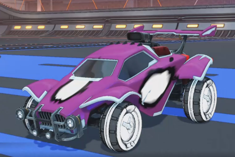 Rocket league Octane Titanium White design with Artifuss:Hatch,Meteorid