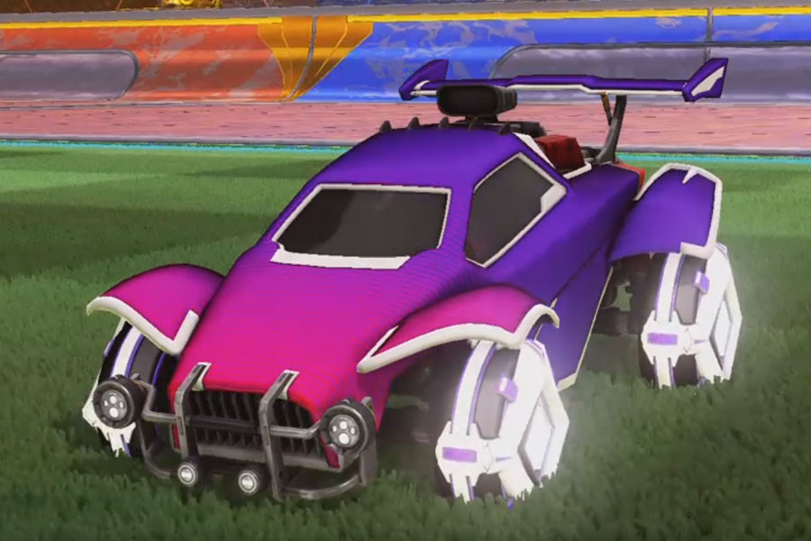 Rocket league Octane Titanium White design with Diamante,Future Shock