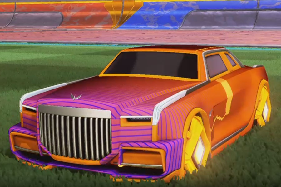 Rocket league Maestro Orange design with Diamante,Future Shock