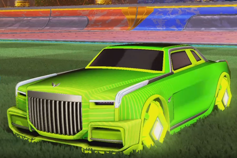 Rocket league Maestro Lime design with Diamante,Future Shock