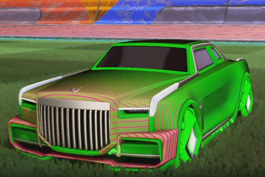 Rocket league Maestro Forest Green design with Diamante,Future Shock