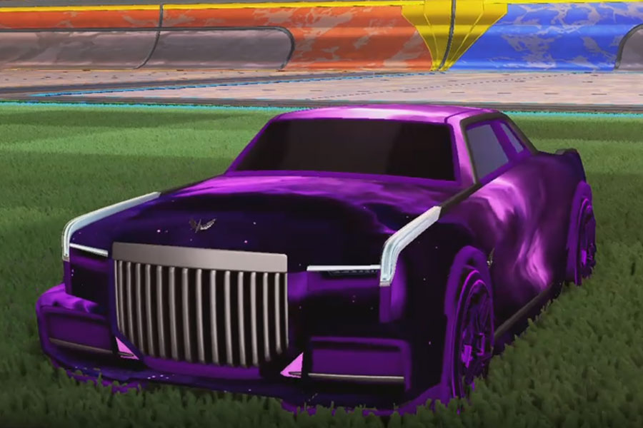 Rocket league Maestro Purple design with Halcyon:Revolved,Interstellar