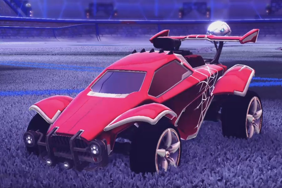 Rocket league Octane Titanium White design with A-Lister,Neural Network