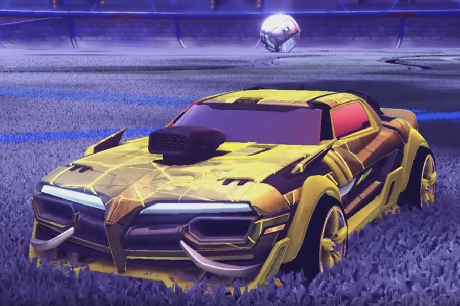 Rocket league Emperor II Saffron design with A-Lister,Neural Network