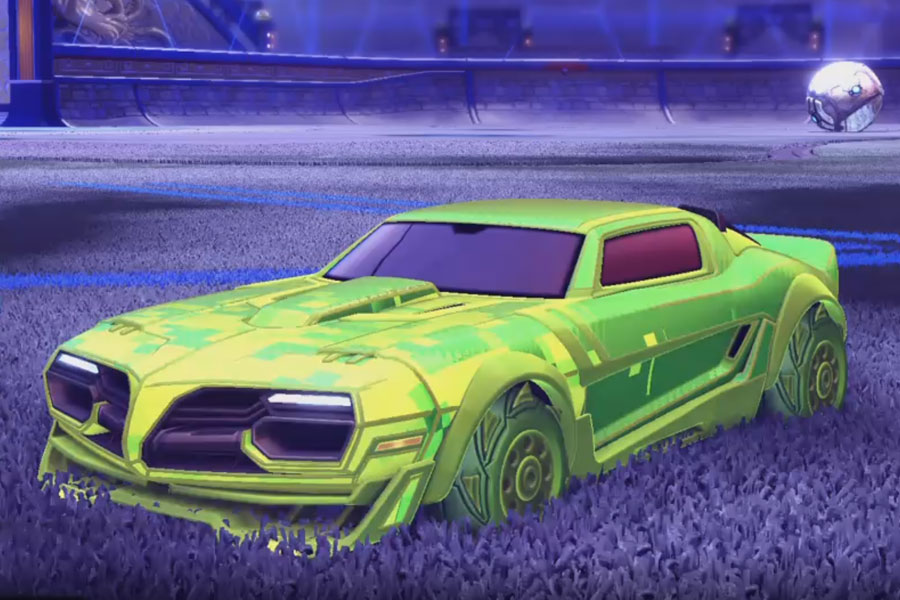 Rocket league Emperor Lime design with Piercer,Parallax