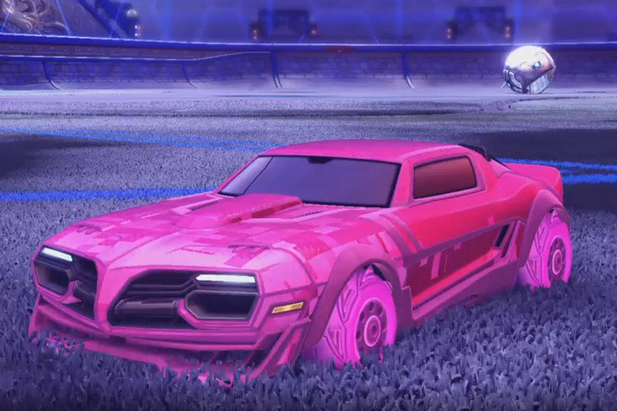 Rocket league Emperor Pink design with Piercer,Parallax