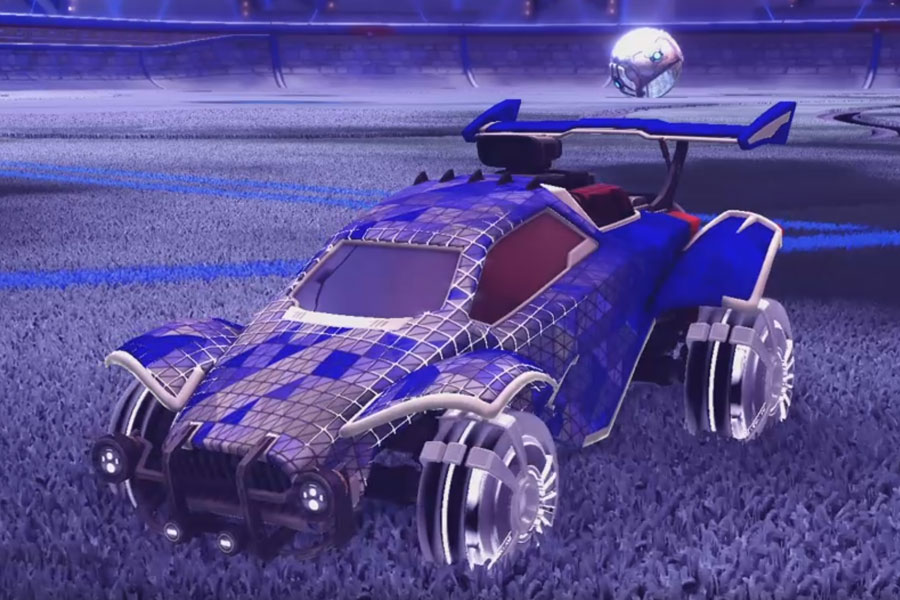 Rocket league Octane Titanium White design with Veski:Inverted,Trigon