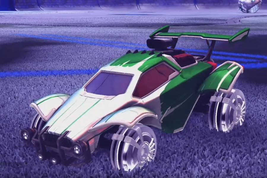 Rocket league Octane Titanium White design with Veski:Inverted,Wet Paint