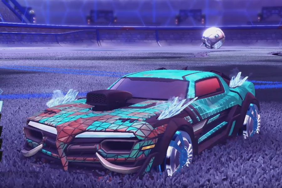 Rocket league Emperor II:Frozen design with Veski:Inverted,Trigon