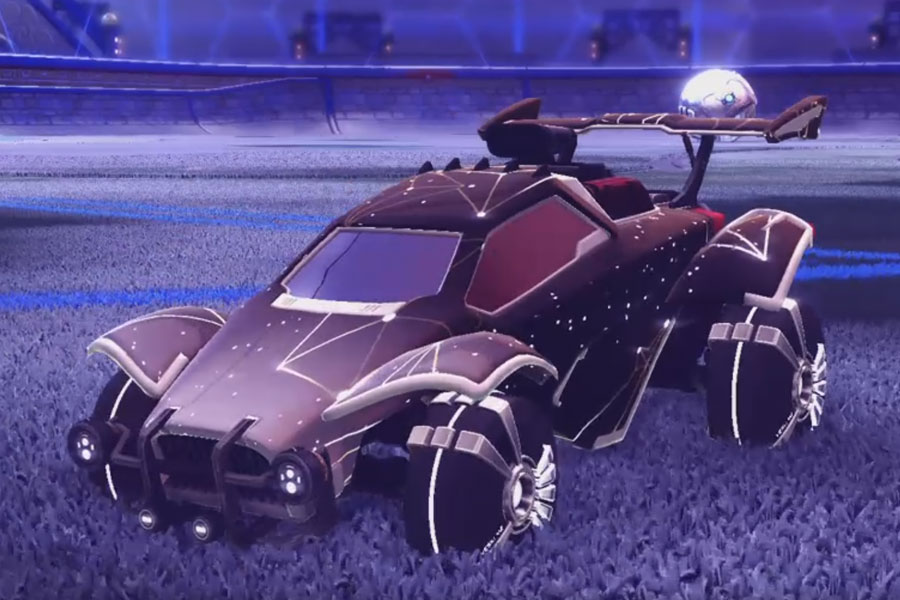 Rocket league Octane Titanium White design with Veski,Constella