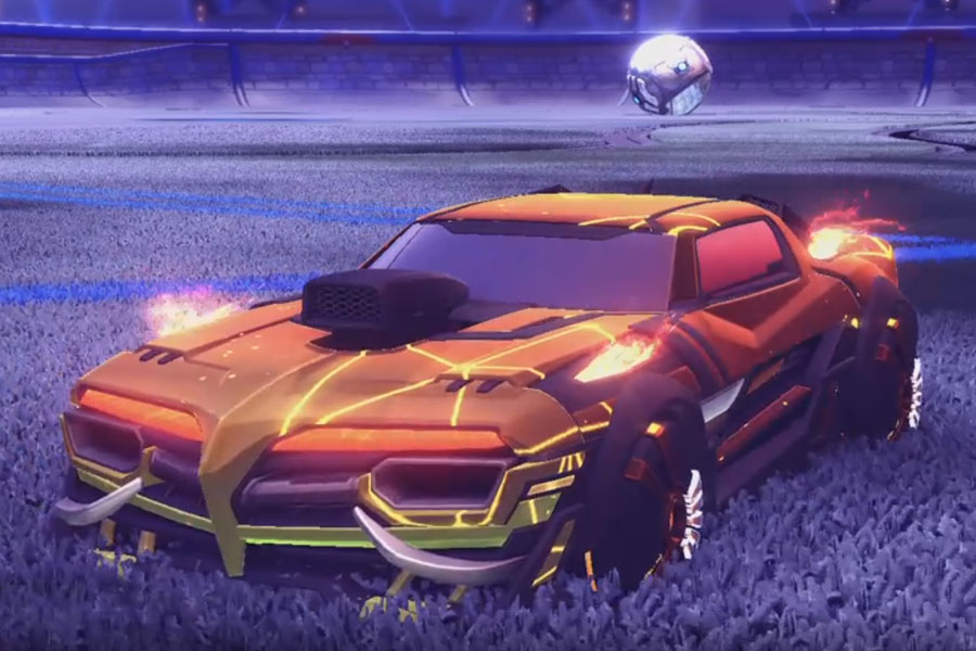 Rocket league Emperor II:Scorched design with Veski,Constella