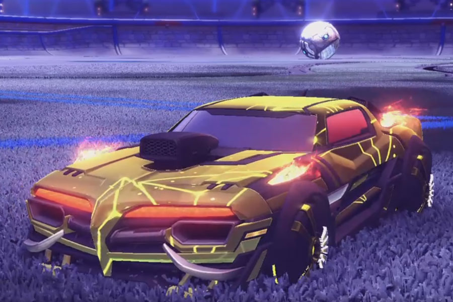 Rocket league Emperor II:Scorched design with Veski,Constella