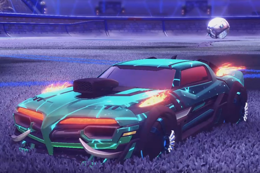 Rocket league Emperor II:Scorched design with Veski,Constella