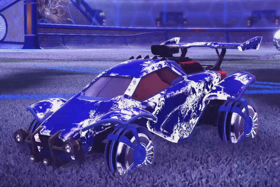 Rocket league Octane Cobalt design with Veski:Inverted,Fire God