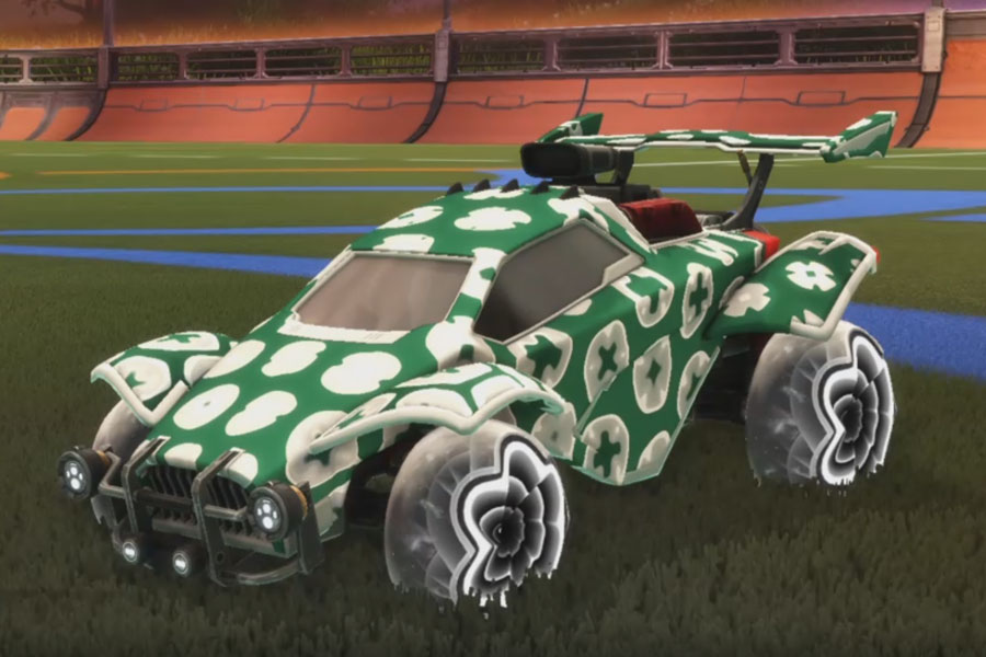 Rocket league Octane Titanium White design with Starcade,Xtra