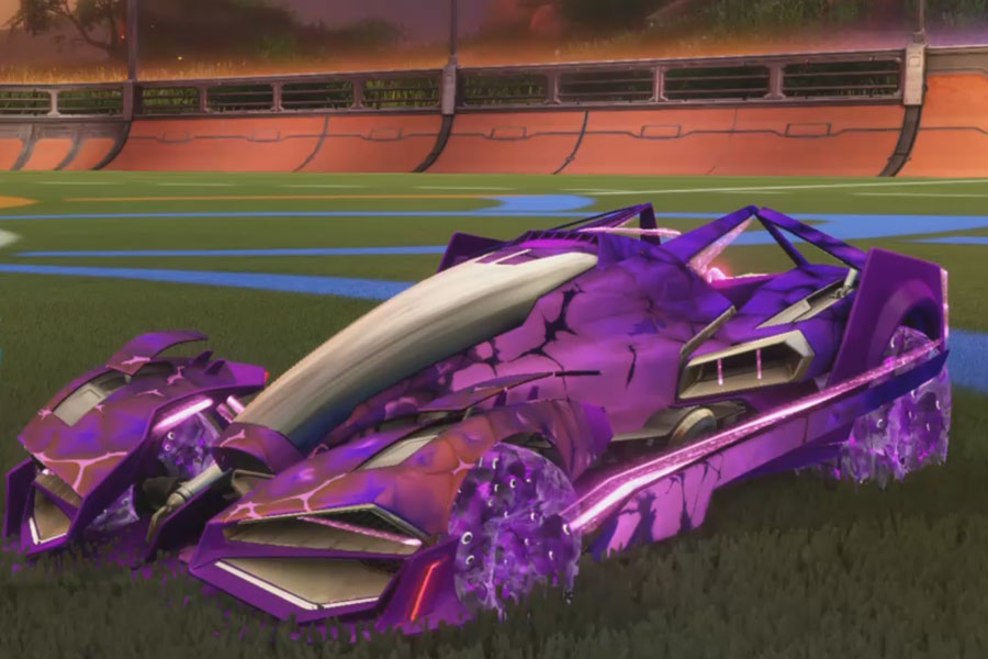 Rocket league Purplr Artemis Gxt design with Purplr School’d,Chameleon