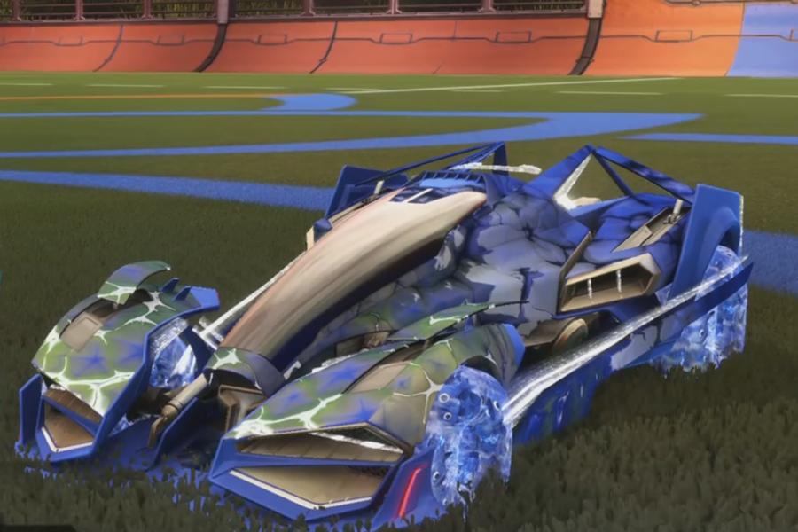 Rocket league Artemis Gxt Cobalt design with School’d,Chameleon