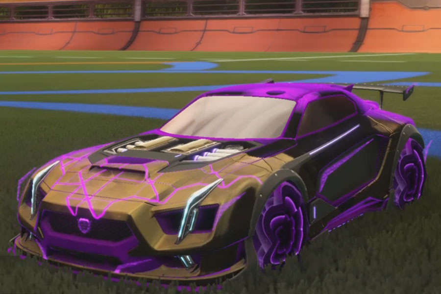 Rocket league Maverick Gxt Purple design with Starcade,Neural Network