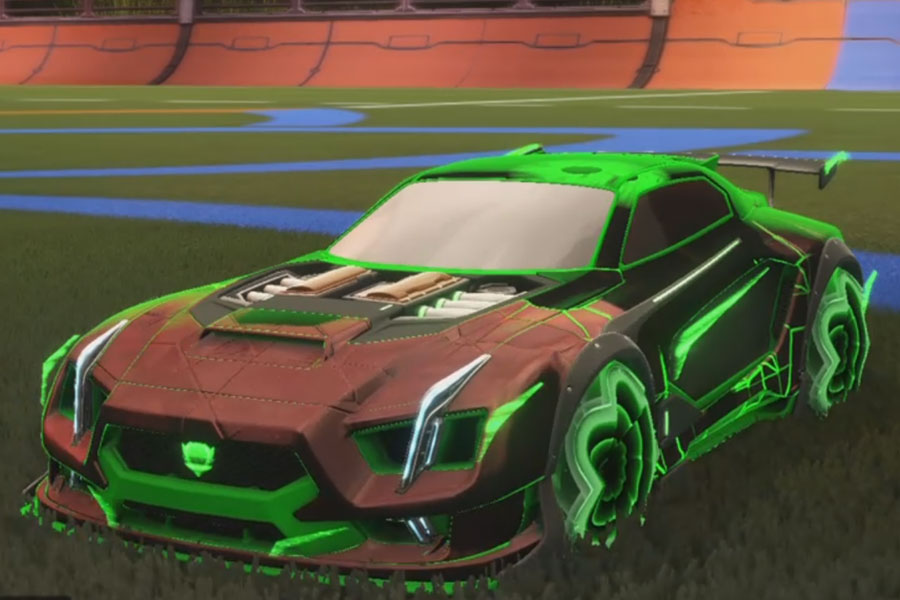 Rocket league Maverick Gxt Forest Green design with Starcade,Neural Network