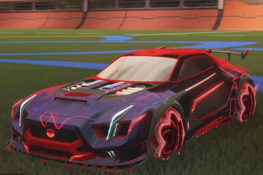 Rocket league Maverick Gxt Crimson design with Starcade,Neural Network