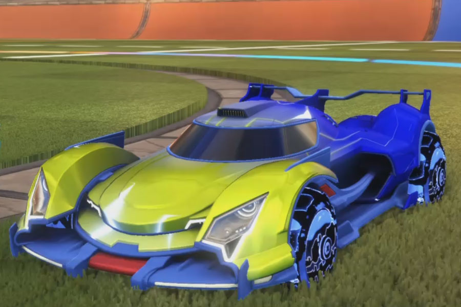 Rocket league Centio Crimson design with Demonio:Inverted,Mainframe