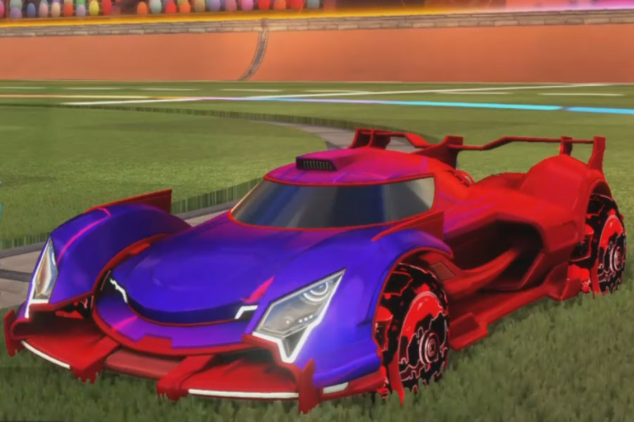 Rocket league Centio Titanium White design with Demonio:Inverted,Mainframe