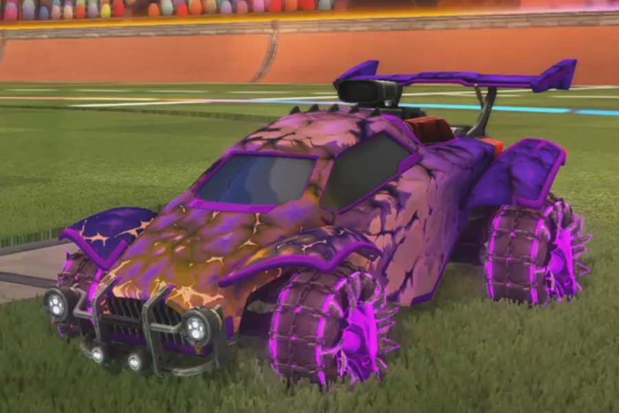 Rocket league Octane Purple design with Jacana,Chameleon