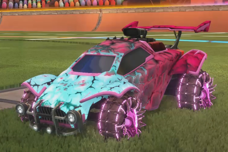 Rocket league Octane Pink design with Jacana,Chameleon