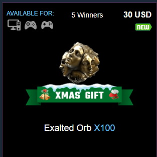 POE 2 XMAS GIVEAWAY